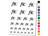 Flying Mallard Duck Temporary Tattoo Water Resistant Fake Body Art Set Collection