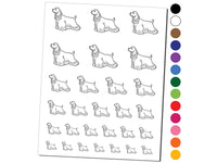 Good-Natured Cocker Spaniel Pet Dog Temporary Tattoo Water Resistant Fake Body Art Set Collection