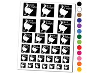 The Goose with an Evil Laugh Temporary Tattoo Water Resistant Fake Body Art Set Collection