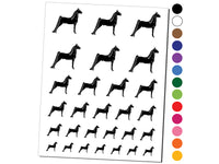 Posing Morgan Horse Temporary Tattoo Water Resistant Fake Body Art Set Collection