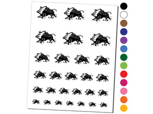 Charging Wild Boar Swine Pig Temporary Tattoo Water Resistant Fake Body Art Set Collection