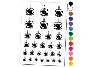 Caramel Candy Apple Temporary Tattoo Water Resistant Fake Body Art Set Collection