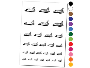 Space Shuttle Temporary Tattoo Water Resistant Fake Body Art Set Collection