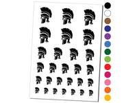 Ancient Greek Roman Spartan Helmet Temporary Tattoo Water Resistant Fake Body Art Set Collection