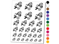 Majestic Mandarin Duck Temporary Tattoo Water Resistant Fake Body Art Set Collection