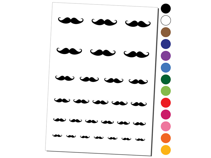 Black Mustache Stock Vector Illustration and Royalty Free Black Mustache  Clipart