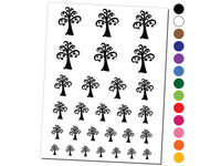 Shamrock Tree Saint Patrick's Day Temporary Tattoo Water Resistant Fake Body Art Set Collection