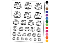 Seal of Approval I Approve Funny Temporary Tattoo Water Resistant Fake Body Art Set Collection