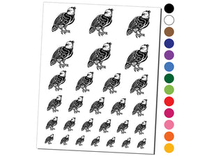 Magnificent Harpy Eagle Temporary Tattoo Water Resistant Fake Body Art Set Collection