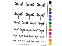 Damselfly Dragonfly Winged Insect Bug Temporary Tattoo Water Resistant Fake Body Art Set Collection