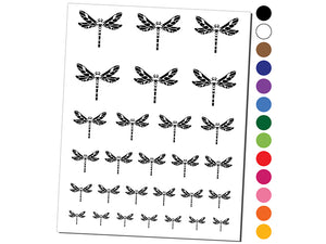 Damselfly Dragonfly Winged Insect Bug Temporary Tattoo Water Resistant Fake Body Art Set Collection