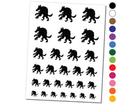 Werewolf Monster Wolf Man Silhouette Halloween Temporary Tattoo Water Resistant Fake Body Art Set Collection