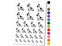 German Shepherd Standing Dog Temporary Tattoo Water Resistant Fake Body Art Set Collection