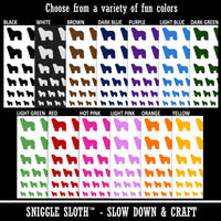 Bergamasco Sheepdog Dog Solid Temporary Tattoo Water Resistant Fake Body Art Set Collection