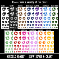 Three Leaves Circle Recycle Pattern Temporary Tattoo Water Resistant Fake Body Art Set Collection
