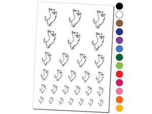Scottish Terrier Dog Begging Temporary Tattoo Water Resistant Fake Body Art Set Collection
