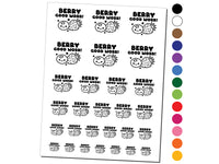 Berry Good Work Teacher Student Temporary Tattoo Water Resistant Fake Body Art Set Collection