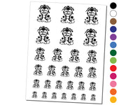 Frog Prince Kiss Me I'm Lucky Saint Patrick's Day Temporary Tattoo Water Resistant Fake Body Art Set Collection