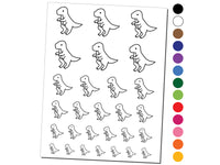 Baby Nursery T-Rex Dinosaur Temporary Tattoo Water Resistant Fake Body Art Set Collection