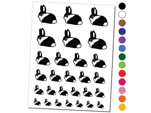 Sitting Bunny Rabbit Loaf Temporary Tattoo Water Resistant Fake Body Art Set Collection