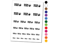 High Five Teacher Student School Temporary Tattoo Water Resistant Fake Body Art Set Collection