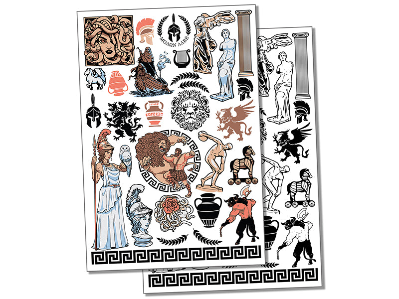 monsters in roman mythology Greek Roman Mythology Monsters Temporary Tattoo Water Resistant Fake B – Sniggle Sloth