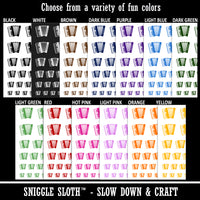 Classic Accordion Music Temporary Tattoo Water Resistant Fake Body Art Set Collection