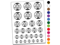 Strength Tarot Card Temporary Tattoo Water Resistant Fake Body Art Set Collection