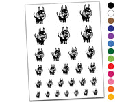 Anubis Puppy Egyptian Jackal Dog Temporary Tattoo Water Resistant Fake Body Art Set Collection