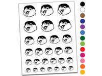 Happy Smiling Parrot Bird Temporary Tattoo Water Resistant Fake Body Art Set Collection