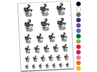 Goose Laying Eggs Temporary Tattoo Water Resistant Fake Body Art Set Collection
